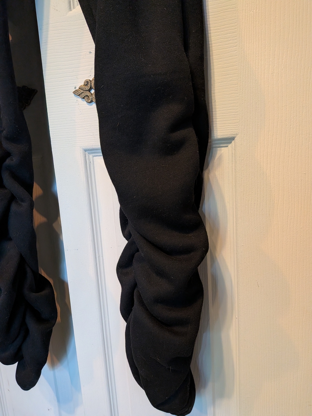 JNK ballercore Black Ruched-Hem Drawstring Joggers Highwaist - Picture 5 of 5